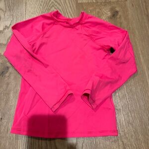 Amazon Essentials Hot Pink Rash Guard